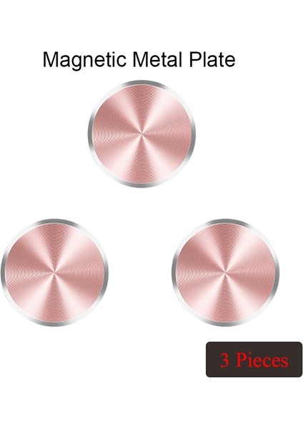 2 Parça Gül Dairesel Evrensel Manyetik Telefon Araç Tutucu Metal Plaka Etiket, Ultra Ince Demir Sac Alçı Güçlü Mıknatıs Standı Filmi (Yurt Dışından) fiyatları