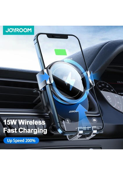 15W Hava Firar Dağı Kablosuz Araç Şarj Cihazı Telefon Tutucu 15W Hızlı Araç Şarj Cihazı Yerçekimi IPHONE12 11 Pro Max Mini Xr Sumsang Not 20 S9 S10 S20 (Yurt Dışından)