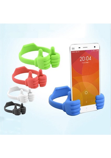 Gök Mavisi Telefon Masaları Tutucu 1 Adet Başparmak Montaj Esnek Evrensel Cep Telefonları Tablet Döner Bağlantı Ayağı Taşınabilir Cep Telefonu Rafı (Yurt Dışından) fiyatları
