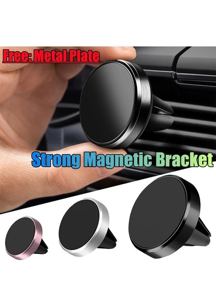 Sadece Plaka Hava Firar Manyetik Araç Telefonu Tutucu Mıknatıs Akıllı Telefon Cep Standı Hücre Gps Desteği iPhone 13 12 Xr Xiaomi Mi Huawei Samsung (Yurt Dışından) fırsatları