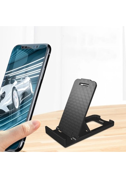 Siyah Telefon Tutucu Sevimli Çok Fonksiyonlu Ayarlanabilir Cep Telefonu Tutucu Standı Güzel Taşınabilir Tutucular Istikrarlı Koruyucu Kat iphone Için (Yurt Dışından)