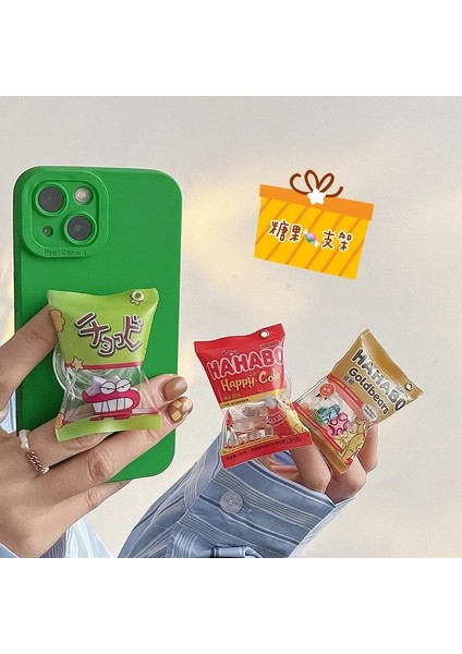 Stil 2 Şişme Şeker Cep Telefonu Standı Kore Ayı Sakızlı Braketi Kavrama Tok Tutucu Kola Simülasyon Aperatif Çanta Cep Telefonu Fondan Braketi (Yurt Dışından) modelleri