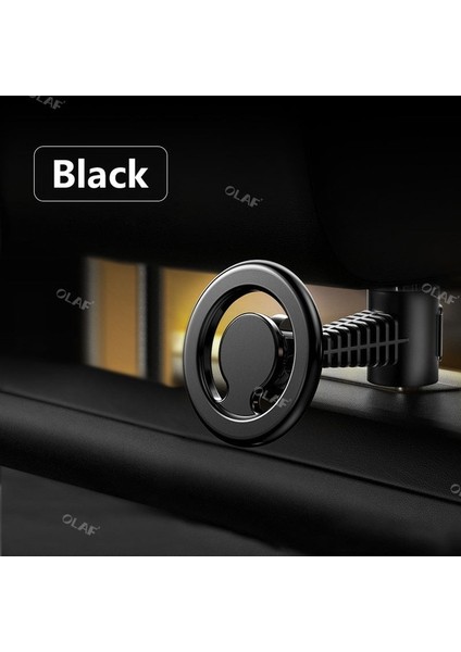 Siyah Koltuk Tutucu Olaf Manyetik Araç Montajı iPhone 14/12/13/pro/12 Max/12 Mini/magsafe Kılıfı ile Uyumlu Güçlü Mıknatıslı Hava Firar Telefon Tutucu (Yurt Dışından)