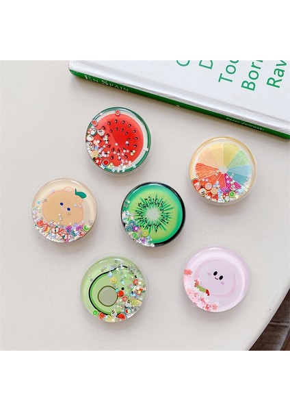 05 Lüks Karikatür Quicksand Çanta Genişletilebilir Kavrama Tok Telefon Tutucu Parmak Yüzük Desteği Katlanabilir Griptok Soket iPhone Için (Yurt Dışından) fırsatları