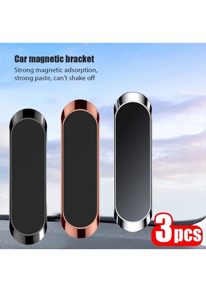 06 3 Adet Manyetik Araç Telefonu Tutucu Otomatik Mıknatıslı Montaj Cep Cep Telefonu Standı Telefon Gps Desteği iPhone Xiaomi Huawei Samsung Için (Yurt Dışından) fiyatları
