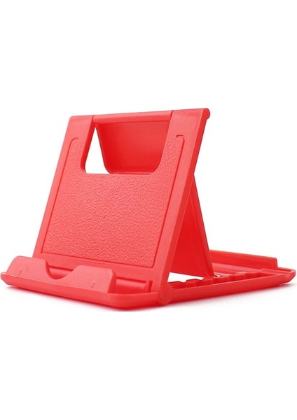 Kırmızı Telefon Tutucu Masa Standı Cep Telefonunuz Için Tripod iPhone Xsmax Huawei P30 Xiaomi Mi 9 Plastik Katlanabilir Masa Tutucu Standı (Yurt Dışından)