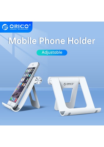 Siyah Orico Telefon Tutucu Evrensel Masaüstü Cep Telefonu Standı Masa Tutucu Ayarlanabilir iPhone Xiaomi Için Samsung Tablet iPad Için (Yurt Dışından) fiyatları