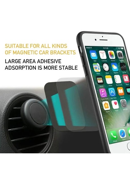 5 Adet Gümüş 35X35 1 Adet/3 Adet/5 Adet/grup Metal Plaka Çıkartmalar Mıknatıslı Araç Telefonu Tutucu Demir Sac Disk Yedek Manyetik Araç Telefonu Tutucu Montaj (Yurt Dışından) fırsatları