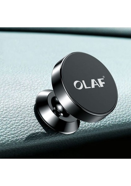 Siyah Olaf Evrensel Manyetik Araç Telefonu Tutucu iPhone x Samsung Için Arabada Standı Mıknatıs Hava Firar Dağı Cep Cep Telefonu Desteği Gps (Yurt Dışından)