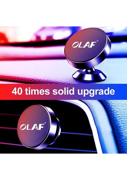 Siyah Olaf Evrensel Manyetik Araç Telefonu Tutucu iPhone x Samsung Için Arabada Standı Mıknatıs Hava Firar Dağı Cep Cep Telefonu Desteği Gps (Yurt Dışından) fiyatları