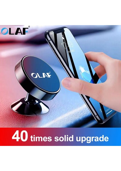 Siyah Olaf Evrensel Manyetik Araç Telefonu Tutucu iPhone x Samsung Için Arabada Standı Mıknatıs Hava Firar Dağı Cep Cep Telefonu Desteği Gps (Yurt Dışından) modelleri