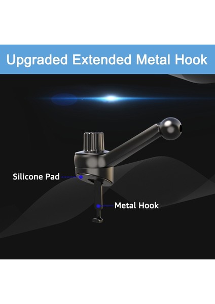 Siyah Ibudim 17MM Top Kafa Araba Hava Firar Sabitleme Kıskacı Evrensel Araba Çıkışı Cep Telefon Standı Manyetik Araba Cep Telefonu Braketi Kelepçe (Yurt Dışından) indirimleri