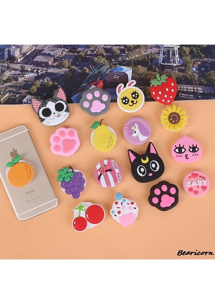 14 Sevimli Telefon Soketi Evrensel Kedi Pençe Pençe Cep Telefonu Streç Braketi Karikatür Telefon Standı Parmak Tutucu (Yurt Dışından) indirimleri