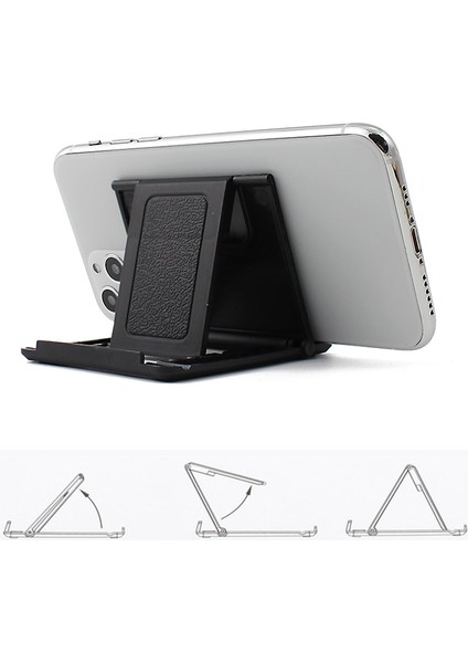 Kırmızı Telefon Tutucu Masa Standı Cep Telefonunuz Için Tripod iPhone Xsmax Huawei P30 Xiaomi Mi 9 Plastik Katlanabilir Masa Tutucu Standı (Yurt Dışından) modelleri