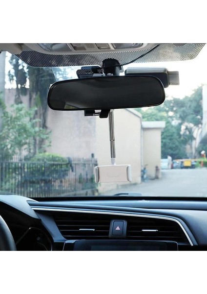 Snap Beyaz 2 Adet Cep Telefonu Braketi Araç Navigasyon Araba Dönebilen Ayar Dikiz Aynası Cep Telefonu Braketi Araba Arka Koltuk Kafalık Braketi (Yurt Dışından) indirimleri