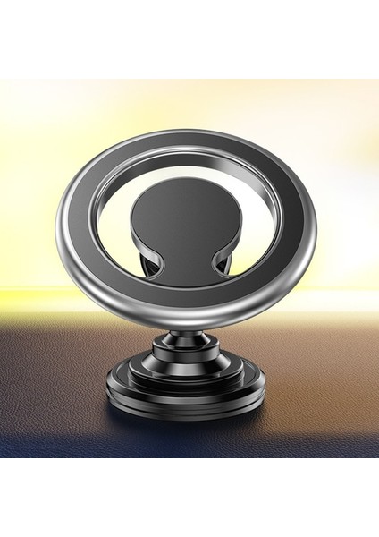 Gümüş Telefon Mıknatıs Tutucu iPhone 14 13 12 Pro Max Smarphone Evrensel Halka Magsafe Telefon Montaj Cep Telefonu Braketi Araba Manyetik (Yurt Dışından)