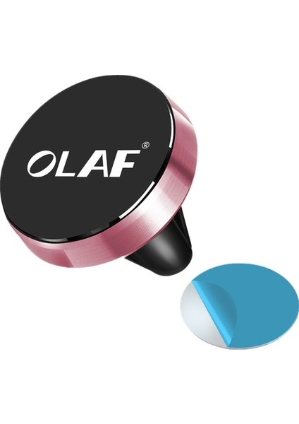 Rosegold Olaf Manyetik Araç Telefonu Tutucu Hava Firar Dağı Cep Telefonu Standı Mıknatıs Hücre Araba Gps iPhone Xs Max Samsung Xiaomi Tutucu (Yurt Dışından)