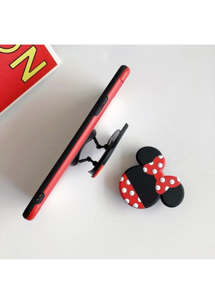 Çiçek Mor Sevimli 3D Karikatür Çiçek Kedi Paw Cep Telefonu Standı iPhone Samsung Huawei Xiaomi Için Streç Braketi Parmak Yüzük Tutucu (Yurt Dışından) fırsatları