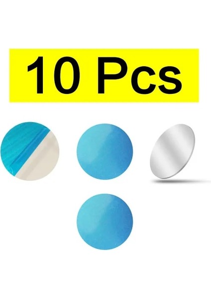 10PCS35X35MM Manyetik Metal Plaka Manyetik Araç Telefonu Tutucu Evrensel Demir Sac Etiket Standı Cep Telefonu Mıknatıs Tutucu Dağı (Yurt Dışından)