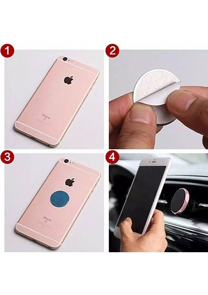 10 Adet 40X40 mm 10/5/1 Adet Manyetik Metal Plaka Araç Telefonu Tutucu Demir Sac Disk Etiket Telefon Mıknatıs Standı iPhone 12 11X7 8 Xiaomi (Yurt Dışından) modelleri