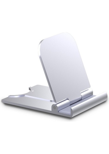 Gümüş Ayarlanabilir Cep Telefonu Tutucu Cep Akıllı Telefon Desteği Tablet Standı IPhone Masası Cep Taşınabilir Telefon Tutucu Standı (Yurt Dışından)