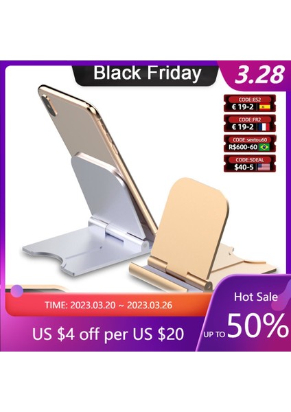 Gümüş Ayarlanabilir Cep Telefonu Tutucu Cep Akıllı Telefon Desteği Tablet Standı IPhone Masası Cep Taşınabilir Telefon Tutucu Standı (Yurt Dışından) fiyatları