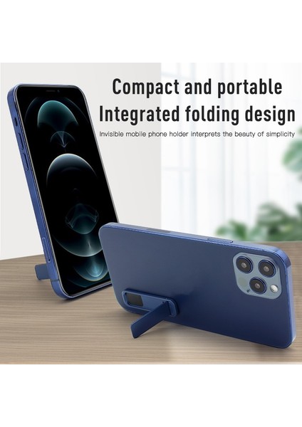 Turuncu Cep Telefonu Kickstand Evrensel Dikey Yatay Stand Ayarlanabilir Mini Katlanır Masa Montaj Tutucu iPhone Samsung Için (Yurt Dışından) indirimleri