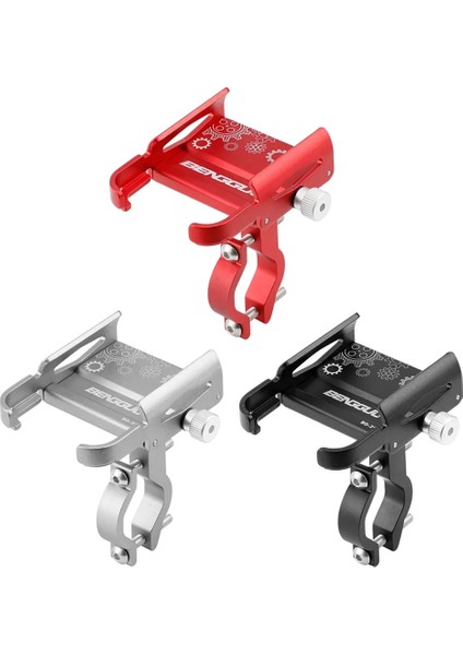 Siyah Bir Bisiklet Telefon Tutucu 360° Dönme Alüminyum Alaşımlı Mtb Bisiklet Telefonu Gps Braketi Scooter Motosiklet Gidon Dağı Cep Telefonu Standı (Yurt Dışından) fiyatları