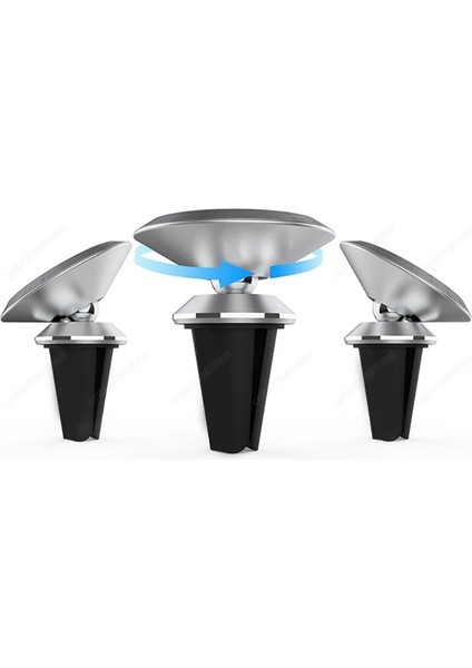 Altın 2023 Yeni Araba Manyetik Cep Telefonu Tutucu Metal Alaşım Rotasyon Cep Telefonu Standı Kickstand Montaj Otomatik Iphone Xiaomi Gps Standı (Yurt Dışından) indirimleri