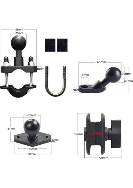 B A01 Alüminyum Motosiklet Gidon Yan Ayna Bisiklet Bisiklet Telefon Tutucu Dağı (Yurt Dışından) indirimleri