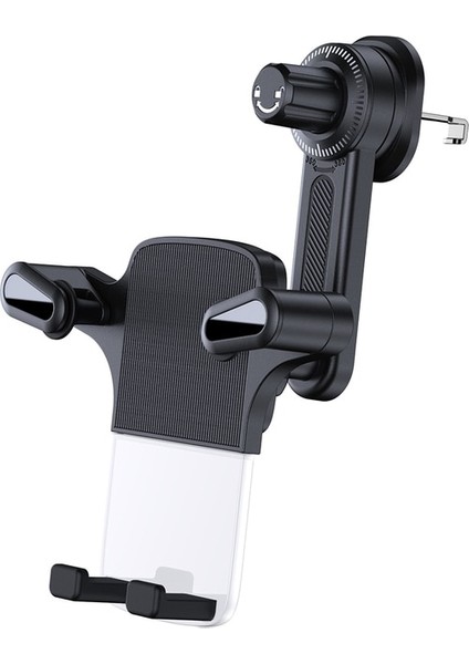 F20 Yerçekimi Kanca Araç Telefonu Tutucu Cep Telefonu Standı Hava Firar Klip Montaj Braketi Desteği iPhone 13 12 11 x Xiaomi Samsung Huawei (Yurt Dışından)