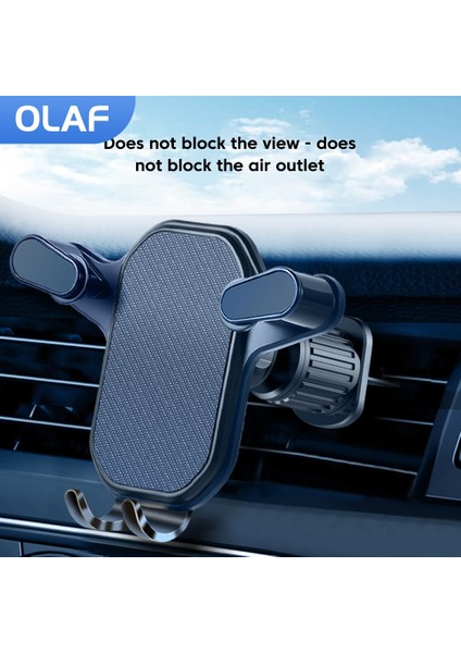 F20 Yerçekimi Kanca Araç Telefonu Tutucu Cep Telefonu Standı Hava Firar Klip Montaj Braketi Desteği iPhone 13 12 11 x Xiaomi Samsung Huawei (Yurt Dışından) fiyatları