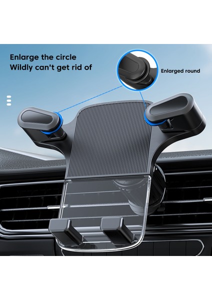 F20 Yerçekimi Kanca Araç Telefonu Tutucu Cep Telefonu Standı Hava Firar Klip Montaj Braketi Desteği iPhone 13 12 11 x Xiaomi Samsung Huawei (Yurt Dışından) modelleri
