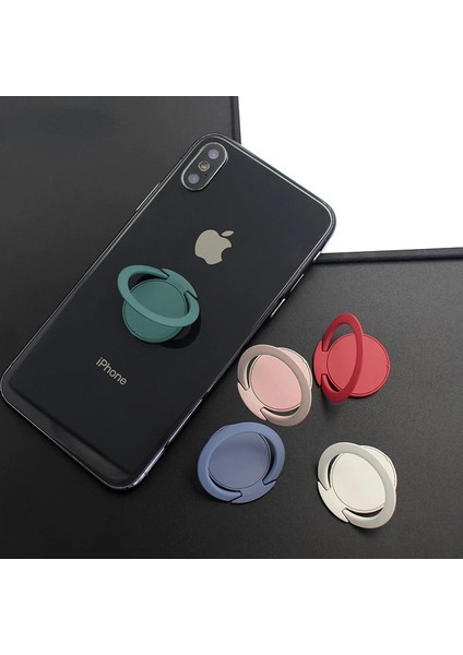 Siyah Ultra-Ince Stent Aksesuarları Parmak Yüzük Tutucu Standı Xiaomi Samsung Için 360 Derece Ince Cep Telefonu Zil Tutucu IPhone 12 Için (Yurt Dışından) fırsatları