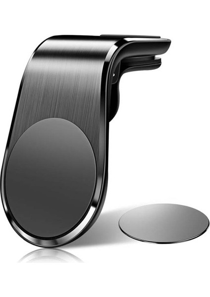 Siyah Telefon Tutucu Oppselve 360 Manyetik Evrensel Araç Telefonu Tutucu Hava Firar Mıknatıs Dağı Cep Telefonu Standı iPhone 13 Huawei P40 P50 Samsung (Yurt Dışından)
