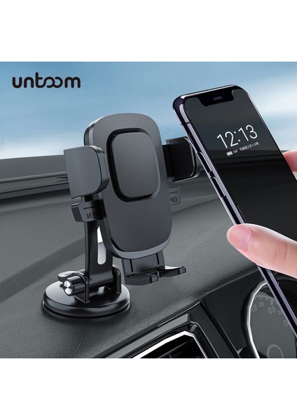 Siyah Evrensel Araç Telefonu Tutucu Araç Dashboard Cam Cep Telefonu Tutucu iPhone 13 Xiaomi Samsung Huawei Için Gps Braketi Standı (Yurt Dışından) modelleri