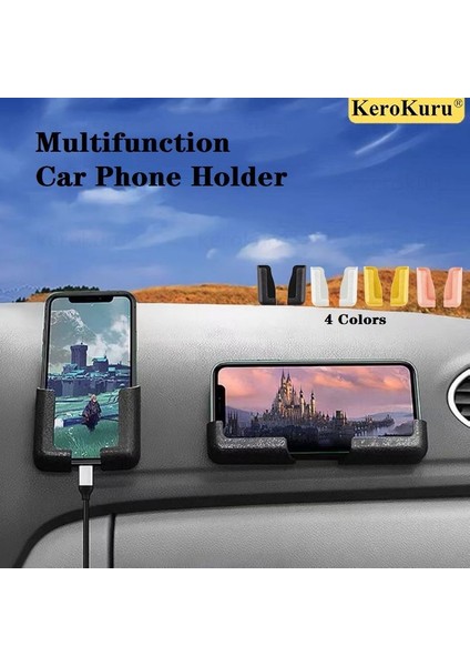 Sarı Çok Fonksiyonlu Araç Telefonu Tutucu Duvar Telefonu Tutucu Uzaktan Kumanda Tutucu Cep Telefonu Tutucu Yumruksuz Macun Evrensel Araç Braketi (Yurt Dışından) fiyatları