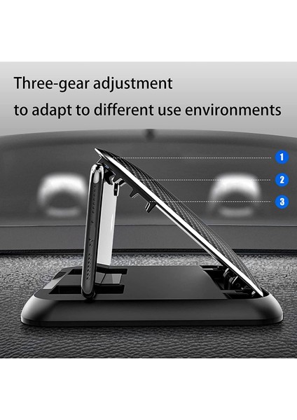 Siyah Untoom Araba Dashboard Telefon Tutucu Ayarlanabilir Kaymaz Silikon Vantuzlu Pedi Cep Telefonu Tutucu 3-7 Inç Telefonlar Için Arabada Standı (Yurt Dışından) modelleri