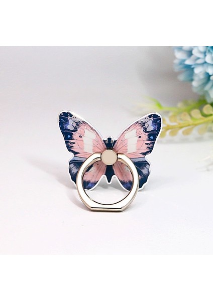 25 Lüks Evrensel Güzel Kelebek Cep Telefonu Kolu Tutucu Uygun Cep Telefonu Zil Tutucu Cep Telefonu Tutucu Soket (Yurt Dışından) indirimleri