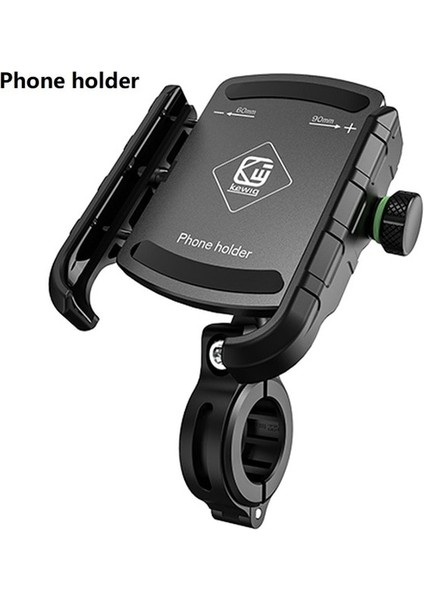 M8S Siyah Motosiklet Tutucu Kablosuz Şarjlı Motosiklet Qc3.0 Hızlı Şarj Cep Telefonu Kablosuz Tutucu Gidon Montaj Standı Gps Tutucu (Yurt Dışından)
