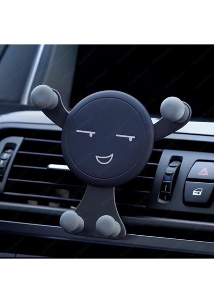 Ayı Gümüş Araç Telefonu Tutucu Montaj Standı Gps Desteği iPhone 13 12 11 Pro Xiaomi Huawei Samsung Araç Hava Firar Evrensel Akıllı Telefon Braketi (Yurt Dışından) modelleri