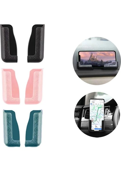 04 1 Paket Yeni Çok Fonksiyonlu Telefon Tutucu Arabalar Için Duvara Monte Kendinden Yapışkanlı Etiket Duvar Kancaları Cep Telefonları Standı Otomatik Depolama (Yurt Dışından) fiyatları