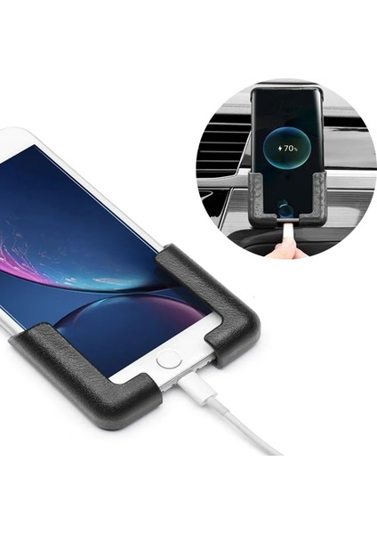 04 1 Paket Yeni Çok Fonksiyonlu Telefon Tutucu Arabalar Için Duvara Monte Kendinden Yapışkanlı Etiket Duvar Kancaları Cep Telefonları Standı Otomatik Depolama (Yurt Dışından) fırsatları