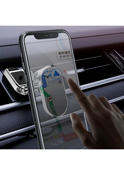 Siyah (A) Manyetik Araç Telefonu Tutucu Katlanabilir Dönebilen Güçlü Manyetik Telefon Braketi Dağı IPhone Samsung Xiaomi Cep Telefonu Aksesuarları (Yurt Dışından) indirimleri