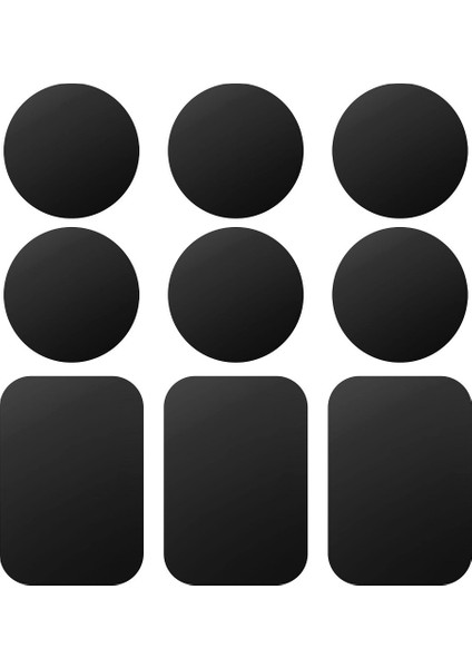 1 Adet 6 Adet Metal Plaka Disk Manyetik Araç Telefonu Tutucu Sac Demir Etiket Araç Telefonu Için Montaj Mıknatıslı Cep Telefonu Standı (Yurt Dışından) modelleri