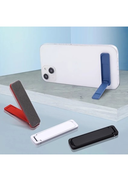 Mavi Ultra Ince Mini Metal Katlanır Cep Telefonu Tutucu Standı Alaşım Görünmez Taşınabilir Telefon Kickstand Braketi Masaüstü Telefon Tutucu (Yurt Dışından) fırsatları