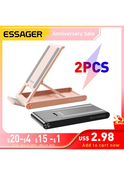 2pcs Beyaz Tutucu Essager Katlanabilir Masaüstü Tutucu Taşınabilir Mini Moblie Telefon Standı IPHONE14 13 Pro Max iPad Xiaomi Masa Braketi Taşınabilir Stand (Yurt Dışından) fiyatları