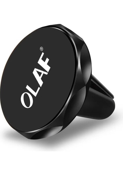 Siyah Araç Telefonu Tutucu Manyetik Hava Firar Dağı Cep Telefonu Standı Mıknatıs Destek Hücresi Araç Gps iPhone Xs Max Samsung A50 Tutucu (Yurt Dışından)