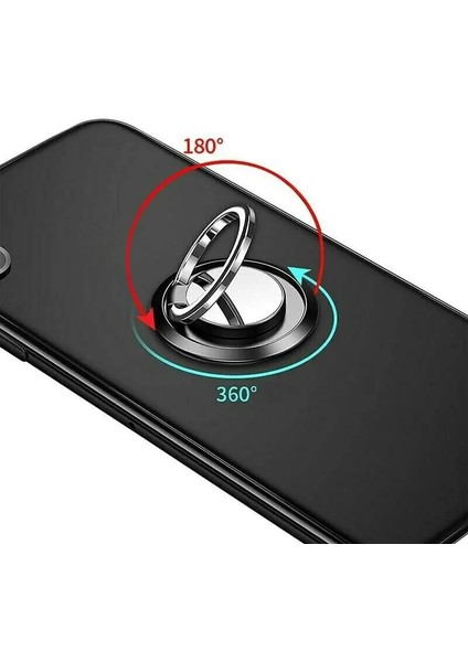 Kırmızı 360 ° Dönebilen Parmak Yüzük Cep Telefonu Tutucu Evrensel Araba Için Standı Kavrama Manyetik Dağı Telefon Arka Etiket Ped Braketi Tutucu (Yurt Dışından) modelleri
