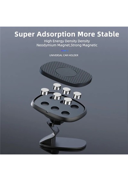 Metal Plaka 1 Pc Uslıon Evrensel Manyetik Araç Telefonu Tutucu Arabada Standı iPhone 11 Samsung Gps Mıknatıs Hava Firar Dağı Cep Cep Telefonu Tutucu (Yurt Dışından) modelleri